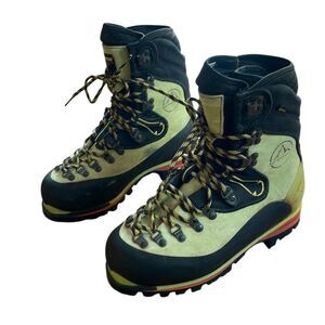 La Sportiva Black and Green Athletic Shoes